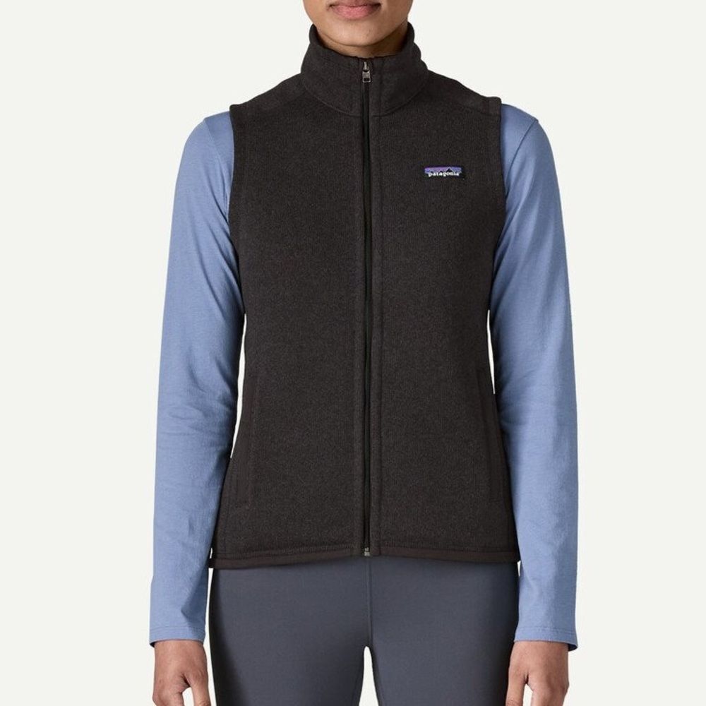 Patagonia Heather Black BetterSweater Fleece Vest Size Extra Large